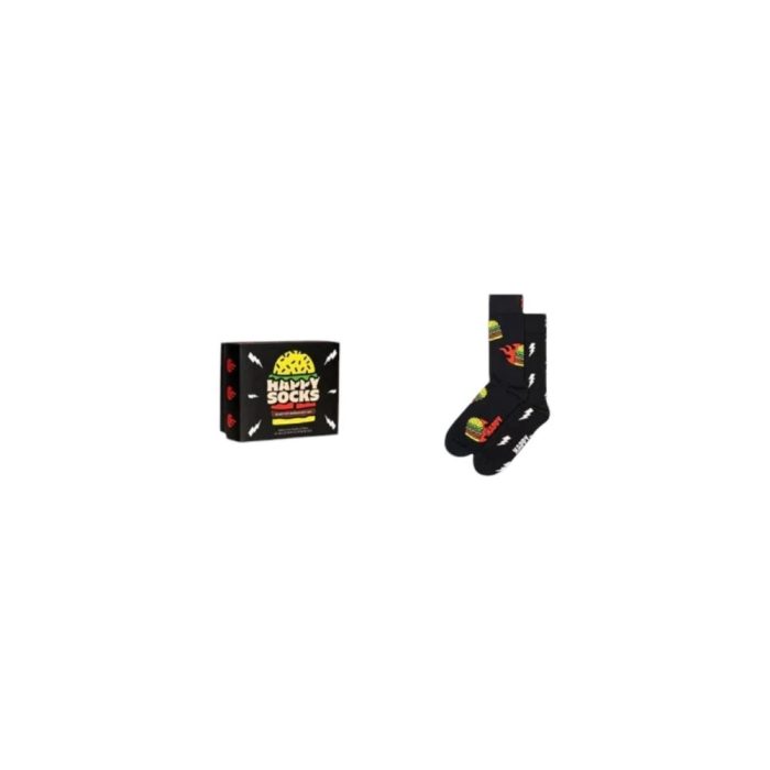 Happy Socks Black Cotton Sock - Image 4