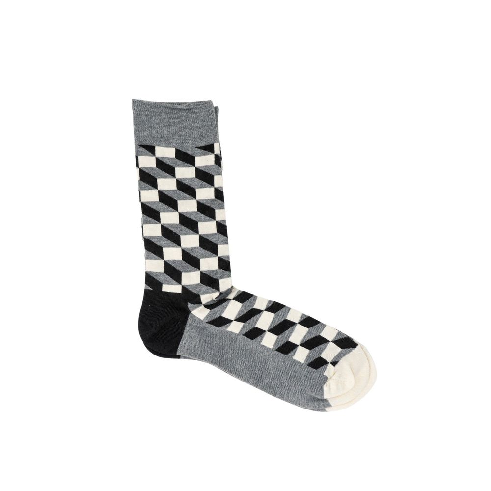 Happy Socks Gray Cotton Socks - Image 2