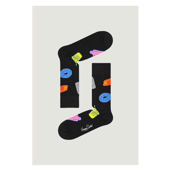 Happy Socks Black Cotton Tights & Sock - Image 4