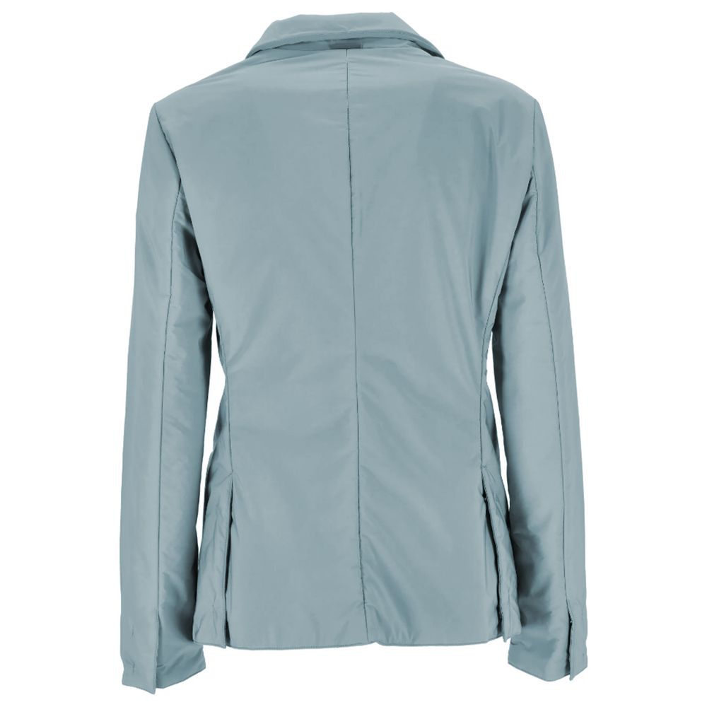 People Of Shibuya Light Blue Polyester Women Jacket - Image 2