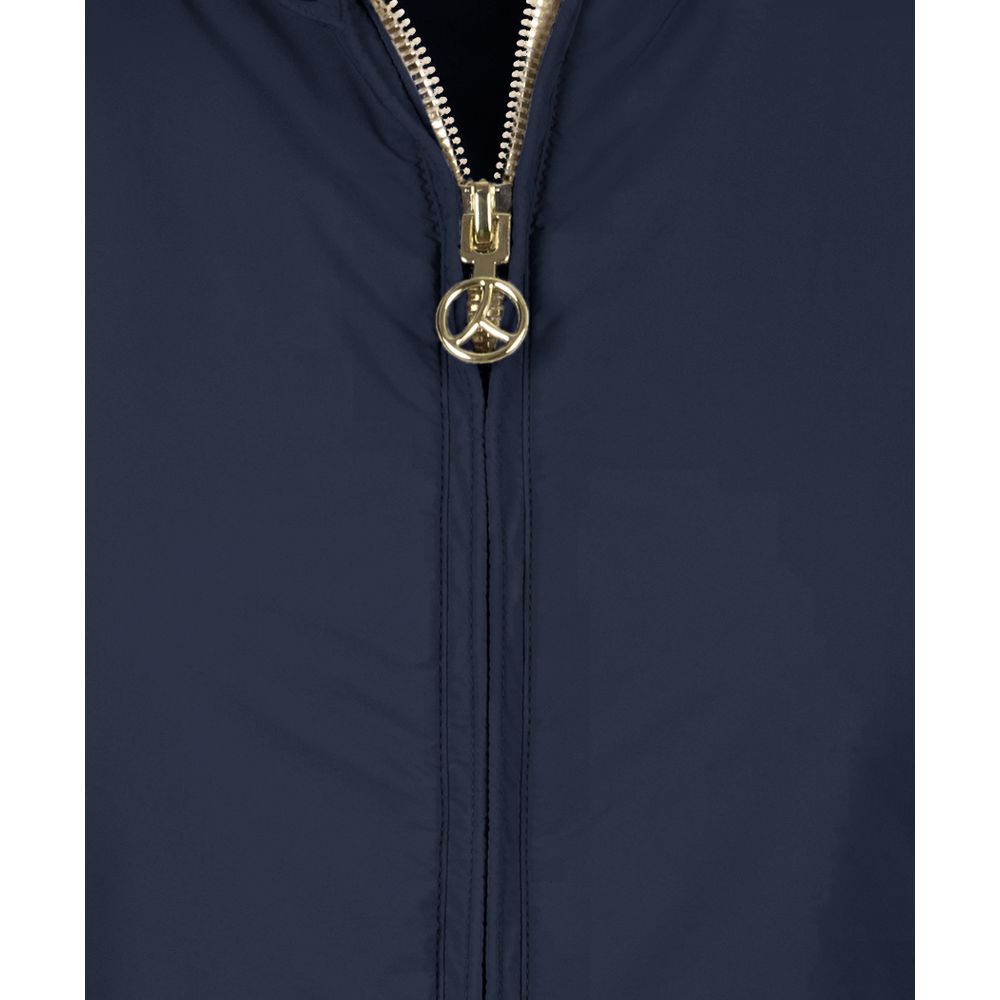 People Of Shibuya Blue Nylon Vest - Image 3