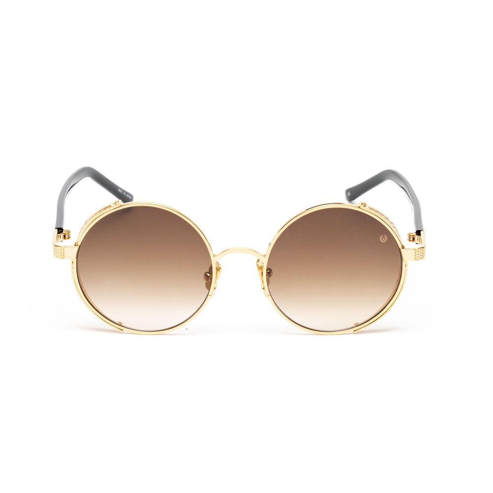 Belstaff Gold Acetate Sunglasses - Image 2