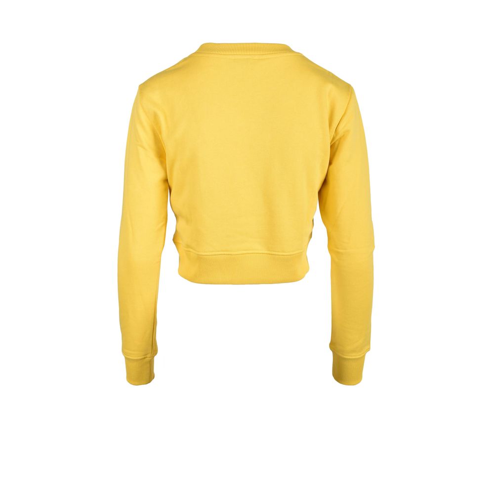 Diesel Yellow Cotton Sweatshirt - Image 2