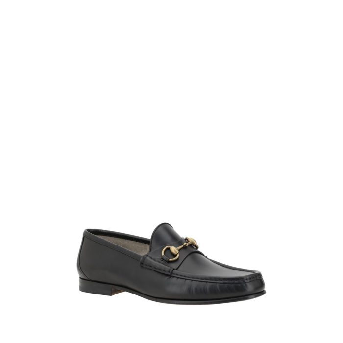 Gucci Leather Loafers - Image 2