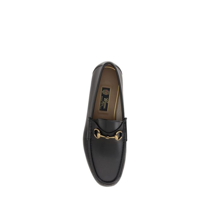 Gucci Leather Loafers - Image 4