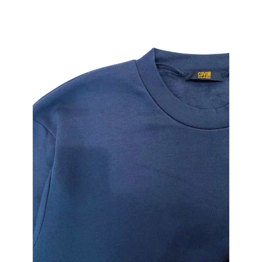 Cavalli Class Blue Polyester Men Sweater - Image 3