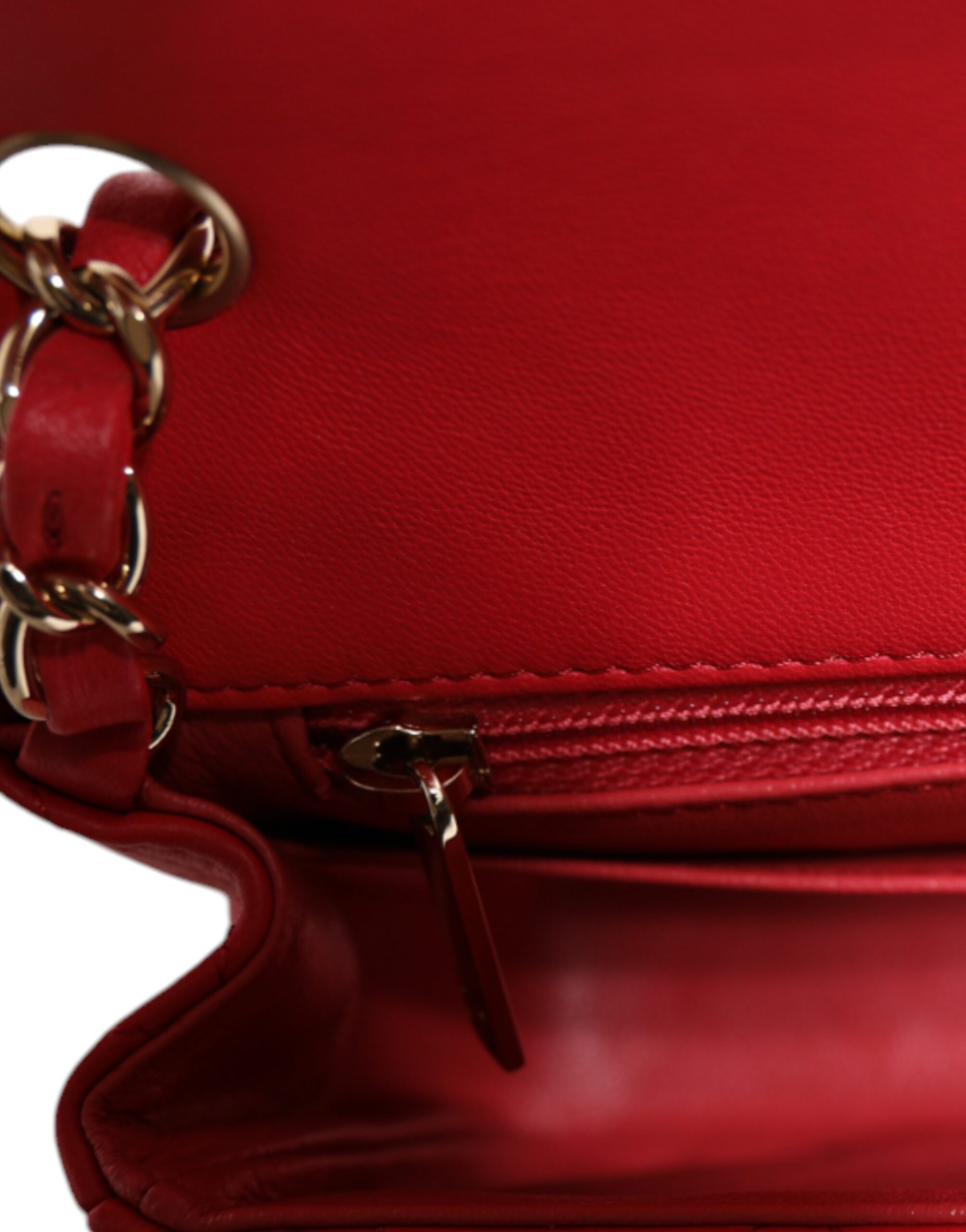 Chanel Pink Matelasse Chain Shoulder Lambskin Purse Mini - Image 7