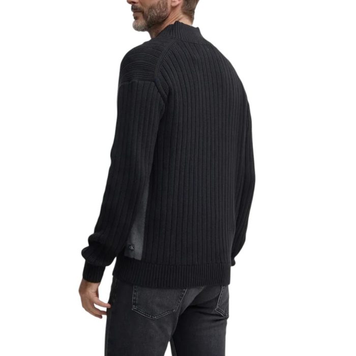 Calvin Klein Jeans Black Cotton Cardigan - Image 3