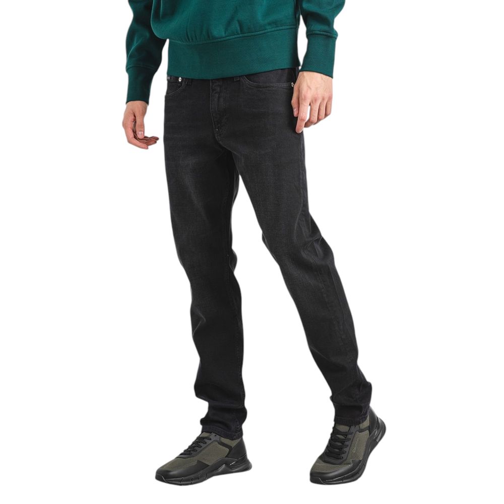 Calvin Klein Jeans Black Cotton Slim Fit Jean - Image 3