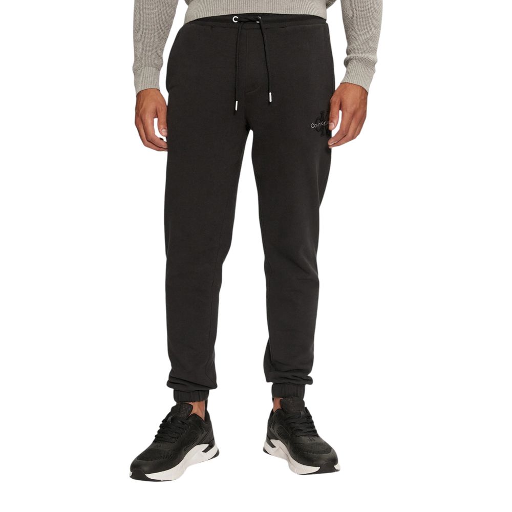 Calvin Klein Jeans Black Organic Cotton Joggers (Workout Pants) - Image 4