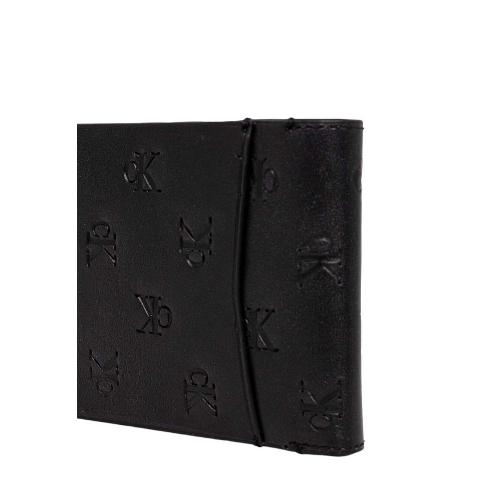 Calvin Klein Jeans Black Leather Wallet - Image 2
