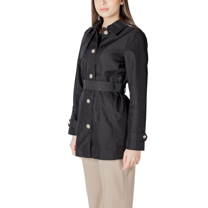 Street One Black Cotton Jackets & Coat - Image 4