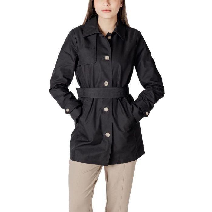 Street One Black Cotton Jackets & Coat - Image 5