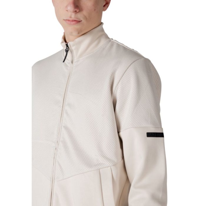 EA7 Emporio Armani Beige Cotton Sweatsuit - Image 5