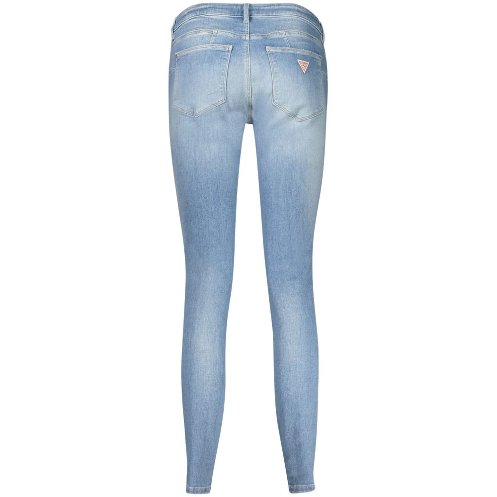 Guess Jeans Light Blue Cotton Jeans & Pant - Image 2