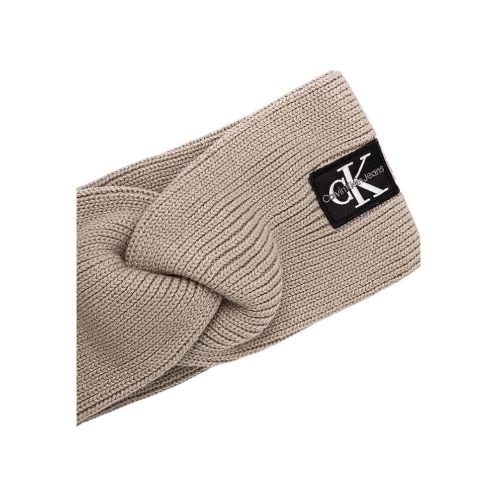Calvin Klein Jeans Beige Cotton Hat - Image 3