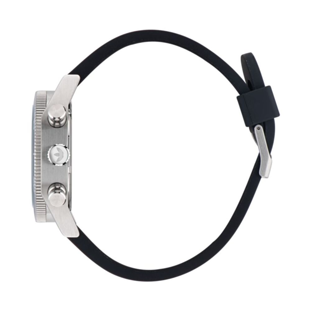 Adidas Black Synthetic Sport Watch - Image 3