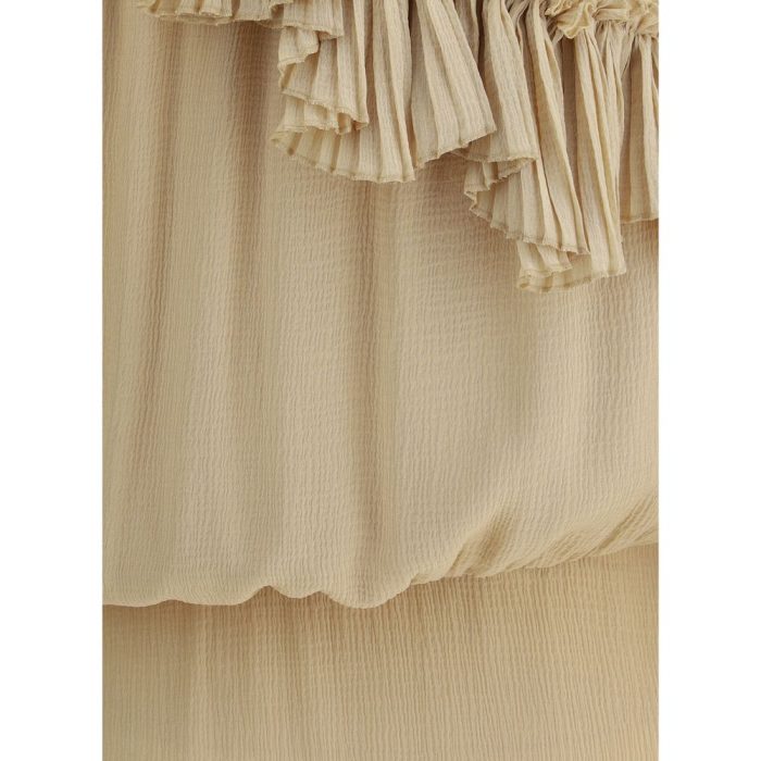 Saint Laurent One-shoulder silk Dress - Image 3