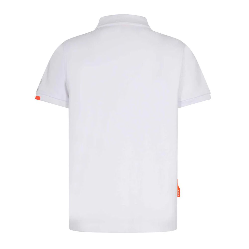 Suns White Cotton Polo Shirt - Image 2