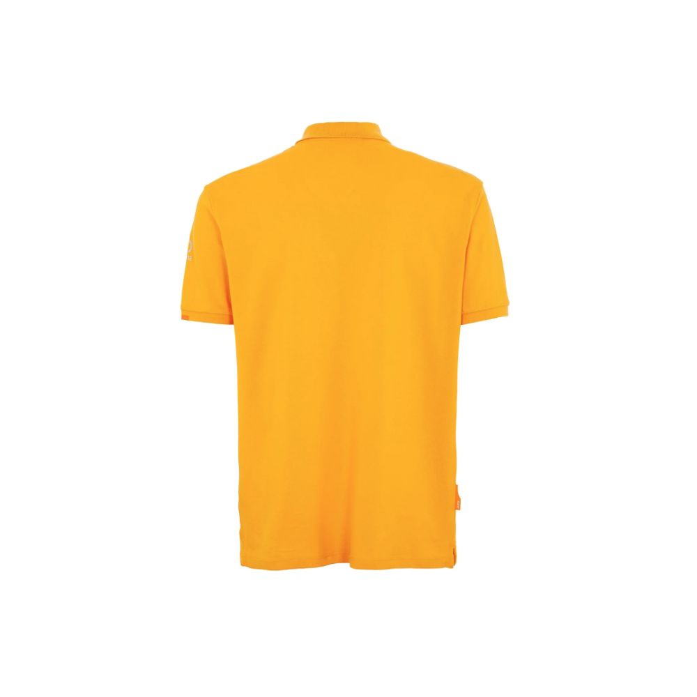Suns Orange Cotton Polo Shirt - Image 2
