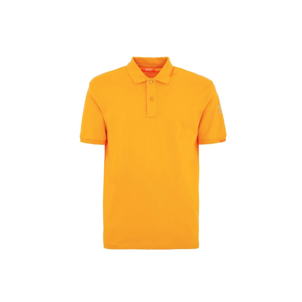 Suns Orange Cotton Polo Shirt - Image 3