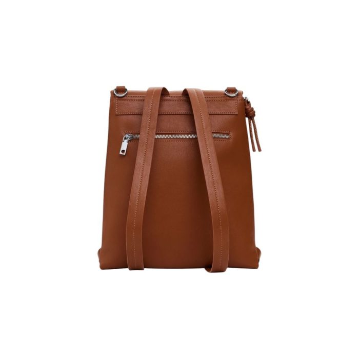 Desigual Brown Polyethylene Backpack - Image 2