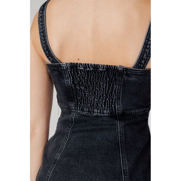 Tommy Hilfiger Jeans Black Recycled Cotton Dress - Image 3