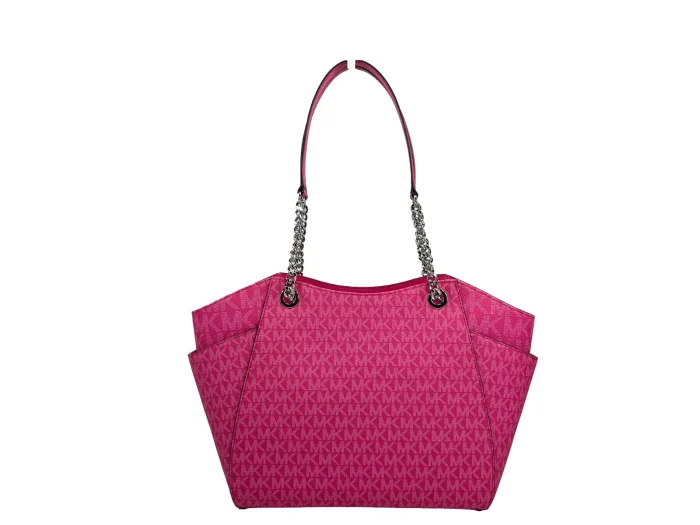 Michael Kors Jet Set Large Chain Shoulder Tote Bag Dragon Fruit - Image 4