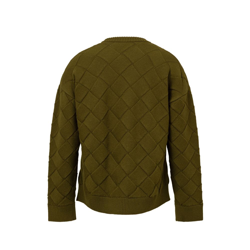 Bottega Veneta Green Wool Sweater - Image 2