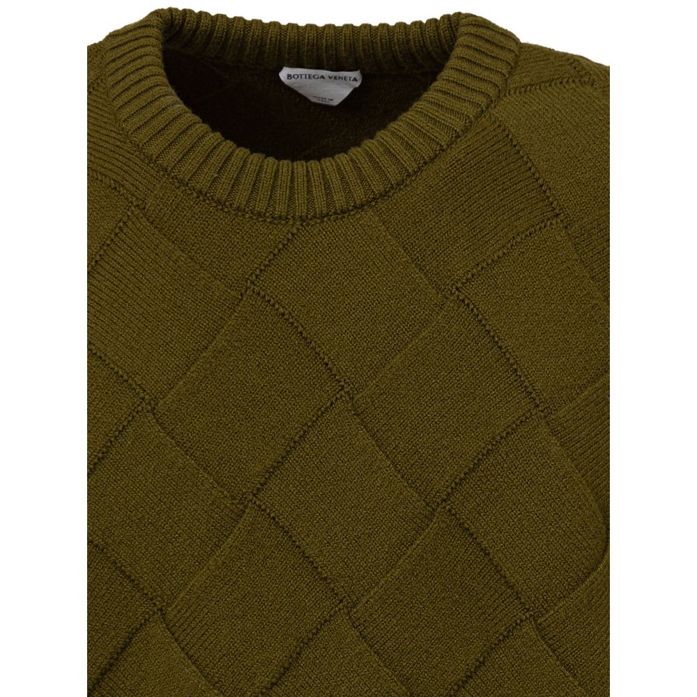 Bottega Veneta Green Wool Sweater - Image 3