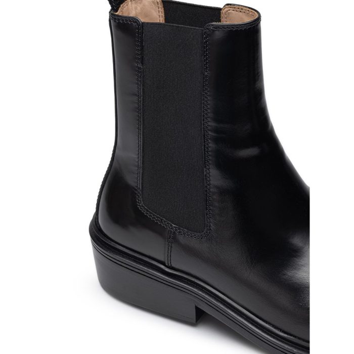 Bottega Veneta Black Leather Boot - Image 4