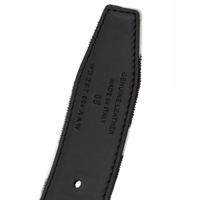 Tom Ford Black And White Leather Belt - Image 3