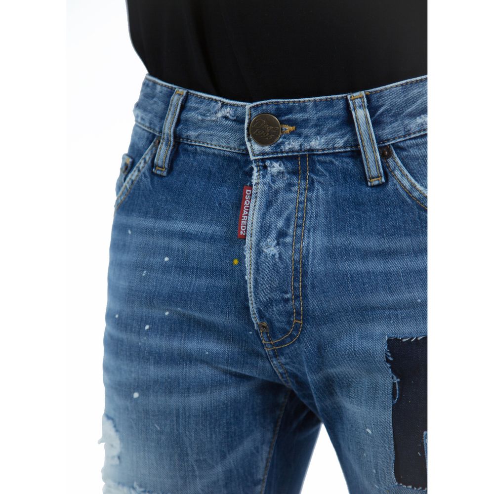 Dsquared² Blue Cotton Jeans & Pant - Image 3