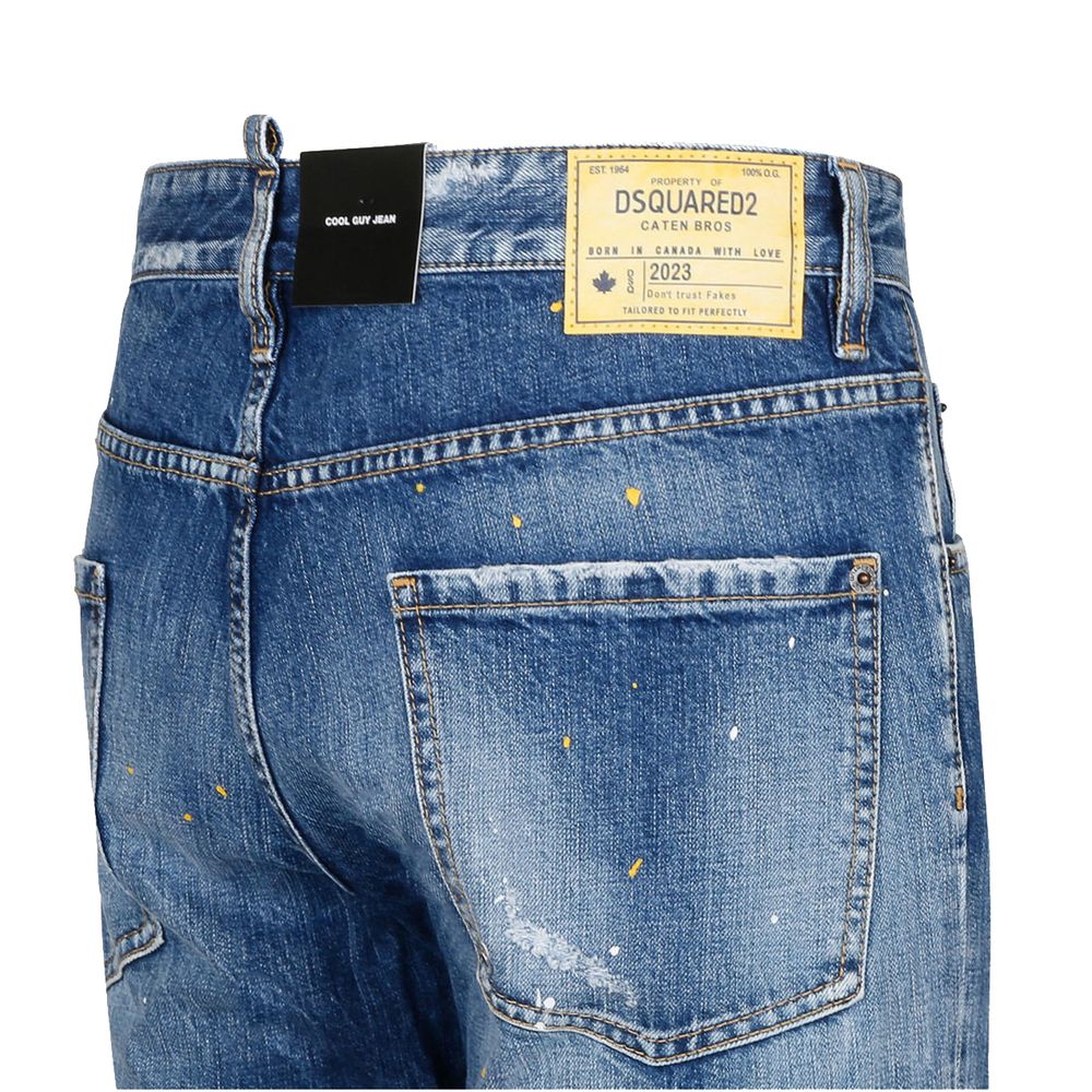 Dsquared² Blue Cotton Jeans & Pant - Image 4