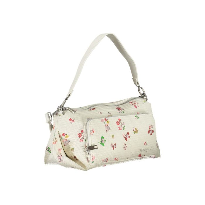 Desigual White Polyethylene Handbag - Image 3