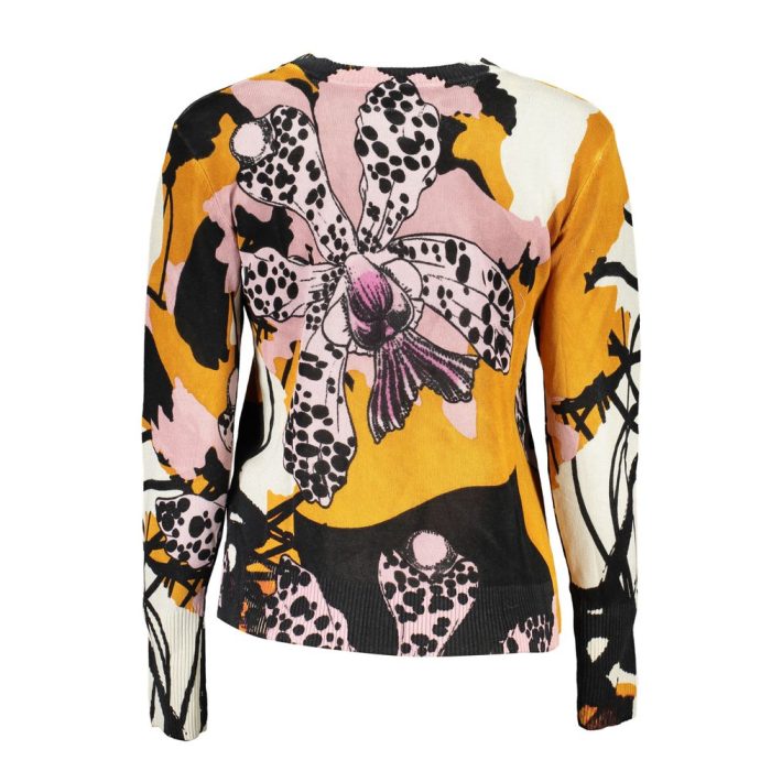 Desigual Pink Linen Sweater - Image 2