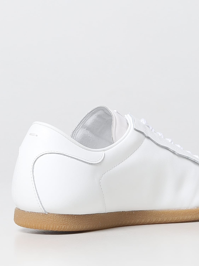 Maison Margiela Low Featherlight Leather And Suede Sneakers - Image 3
