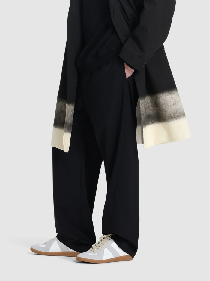 Maison Margiela Low Leather And Suede Sneakers - Image 5