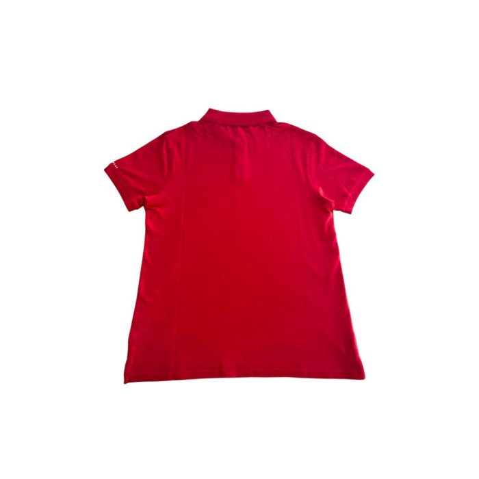 Trussardi Beachwear Red Cotton Mens Polo Shirt - Image 2