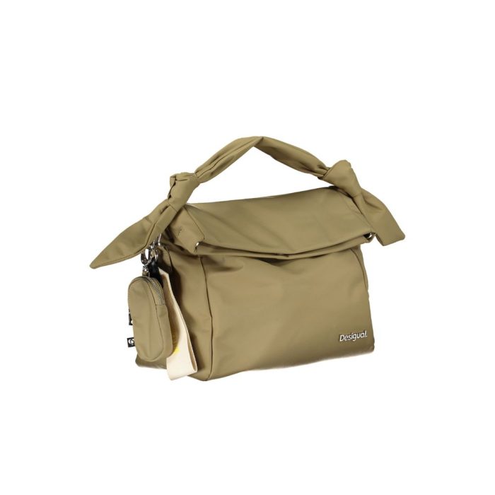 Desigual Green Polyester Handbag - Image 3