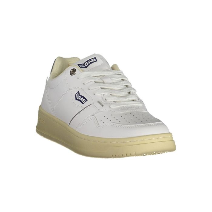 Gas White Artificial Leather Sneaker - Image 2
