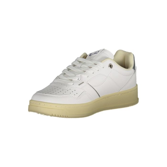 Gas White Artificial Leather Sneaker - Image 3