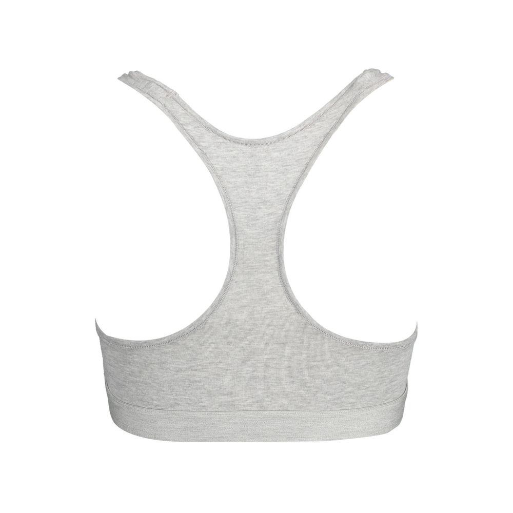 Tommy Hilfiger Grigio Cotton Women's Sports Bra - Image 2