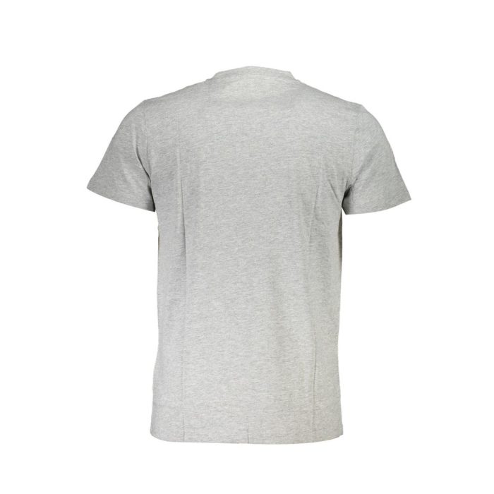 Cavalli Class Gray Cotton T-Shirt - Image 2