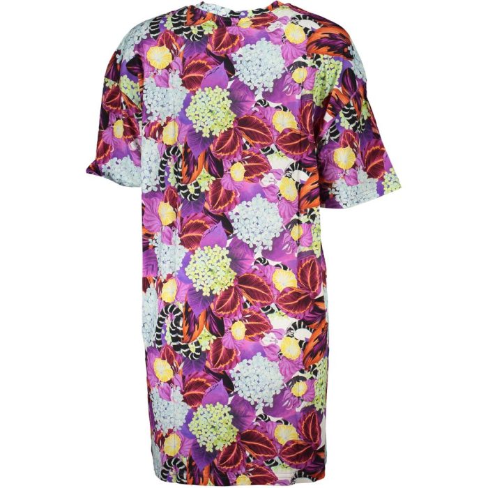 Cavalli Class Purple Cotton Dress - Image 2