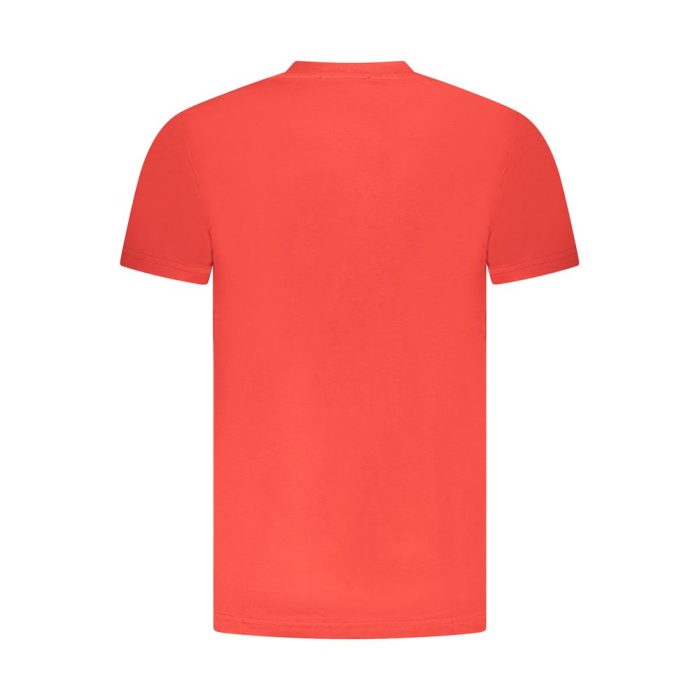 Cavalli Class Red Cotton Men T-Shirt - Image 2