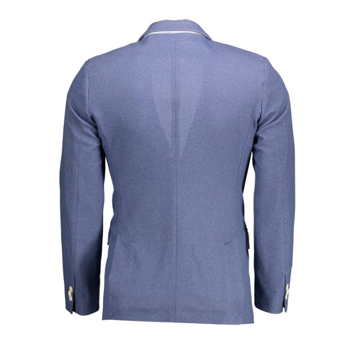 Gant Blue Polyester Men Jacket - Image 2