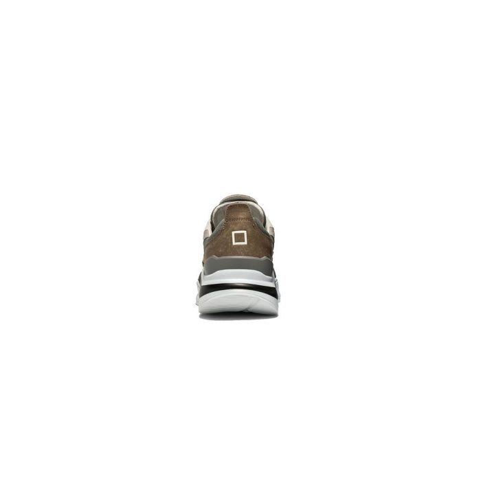 D.A.T.E Gray Leather Sneaker - Image 3