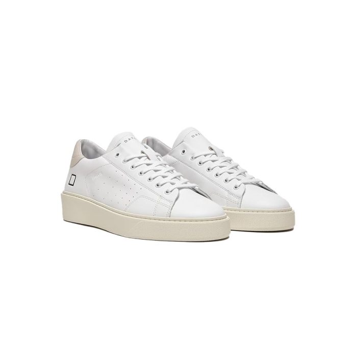 D.A.T.E White Leather Sneaker - Image 2
