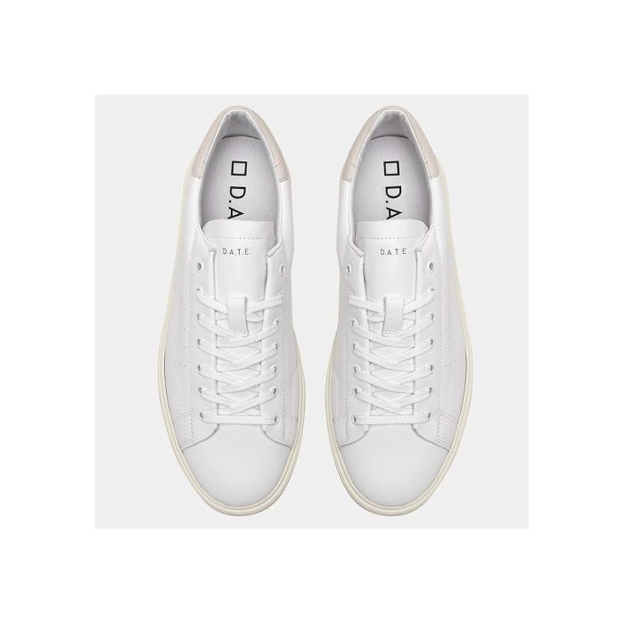 D.A.T.E White Leather Sneaker - Image 4